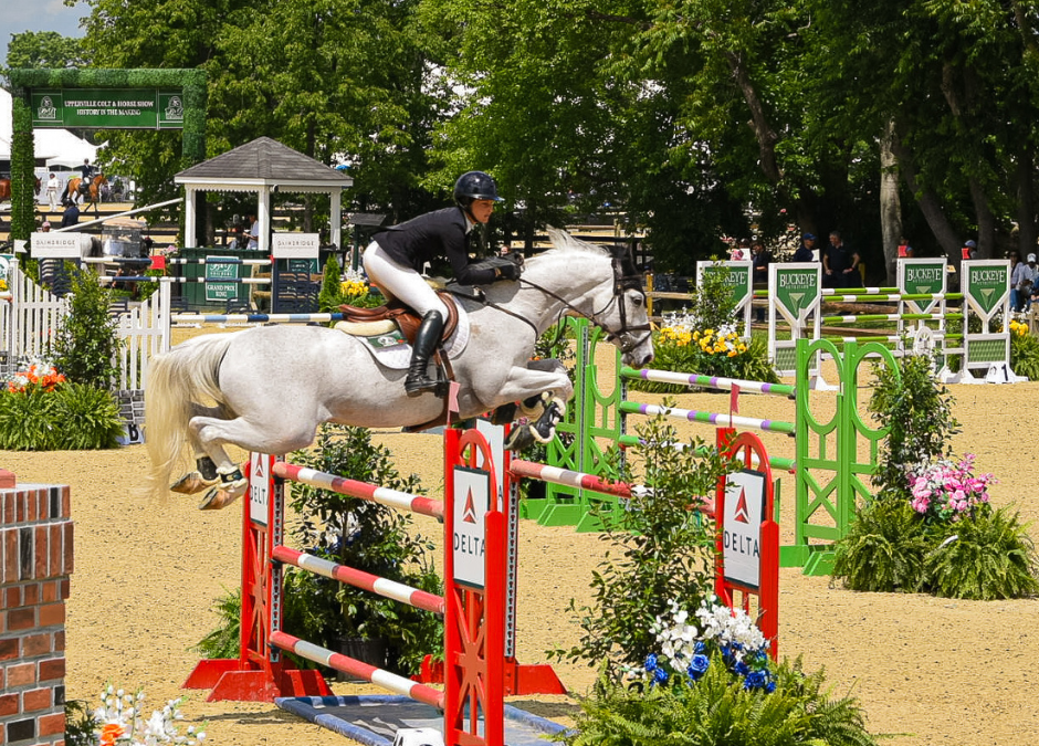 Carly Anthony and Jet Blue Fly into First Place in the $38,700 Delta Airlines FEI 4* Power & Speed Stakes at the Upperville Colt & Horse Show Presented by MARS Equestrian™
