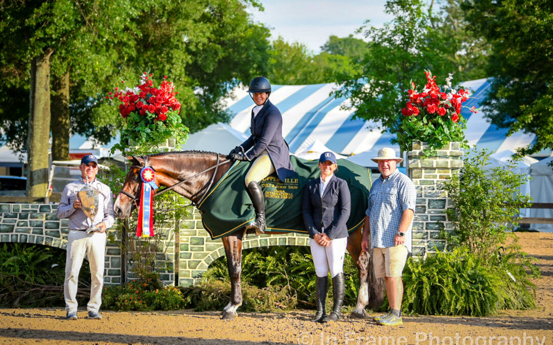 Lafitte de Muze and Amanda Steege Win the $25,000 USHJA International Hunter Derby at the Upperville Colt & Horse Show Presented by MARS Equestrian™